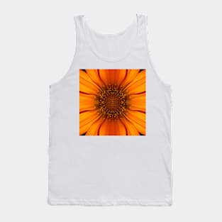 Refreshing ORANGE FLORAL FANTASY Number ONE Tank Top